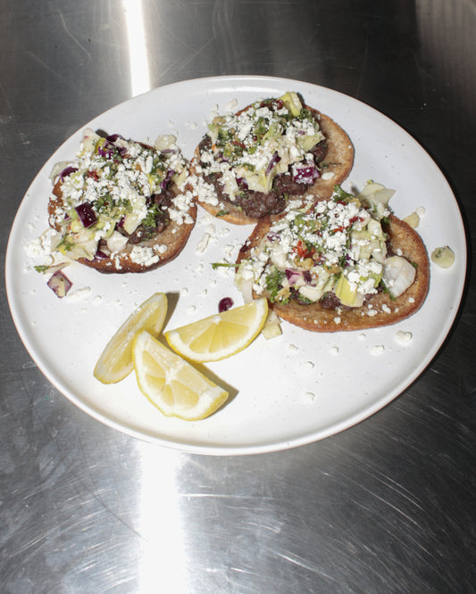 arayes inspired greek leek pitas by michelle rabin