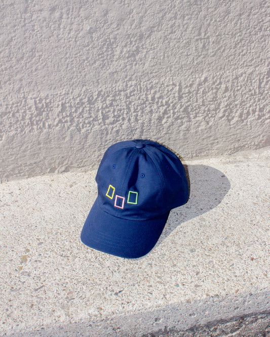 navy cotton cap